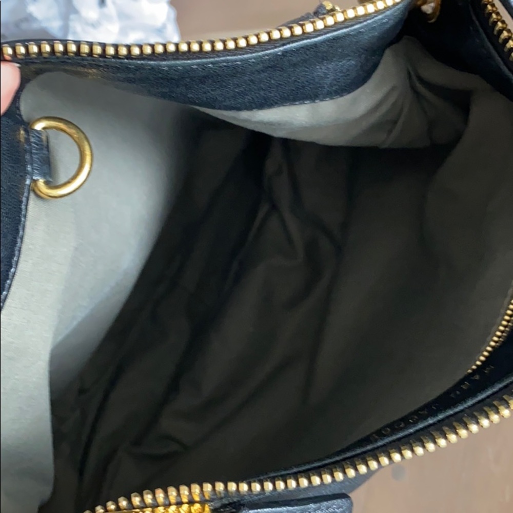 Marc Jacobs black leather crossbody w/studs - Picture 12 of 14